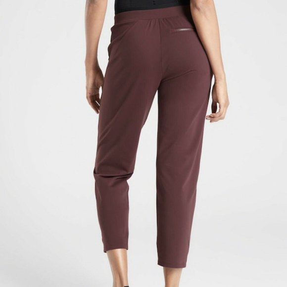 Athleta Venice Pintuck Pant Antique Burgundy - Picture 2 of 11